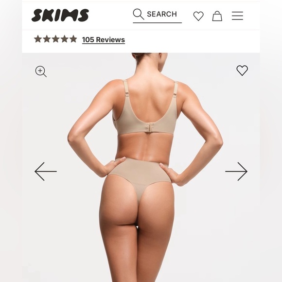 [Skims] NWT Smoothing Full Coverage Lightly Lined Bra - Picture 3 of 8